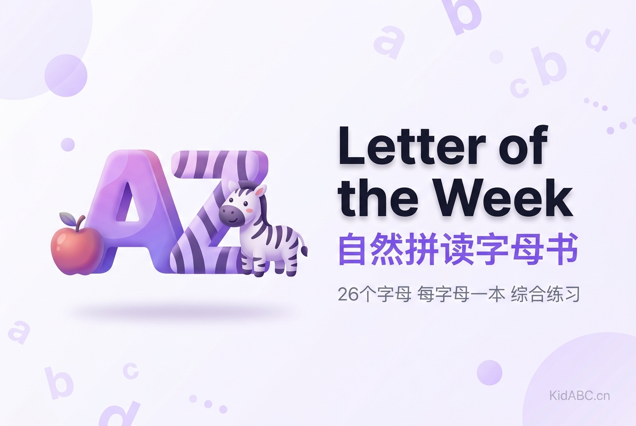 Letter of the Week 自然拼读字母书
