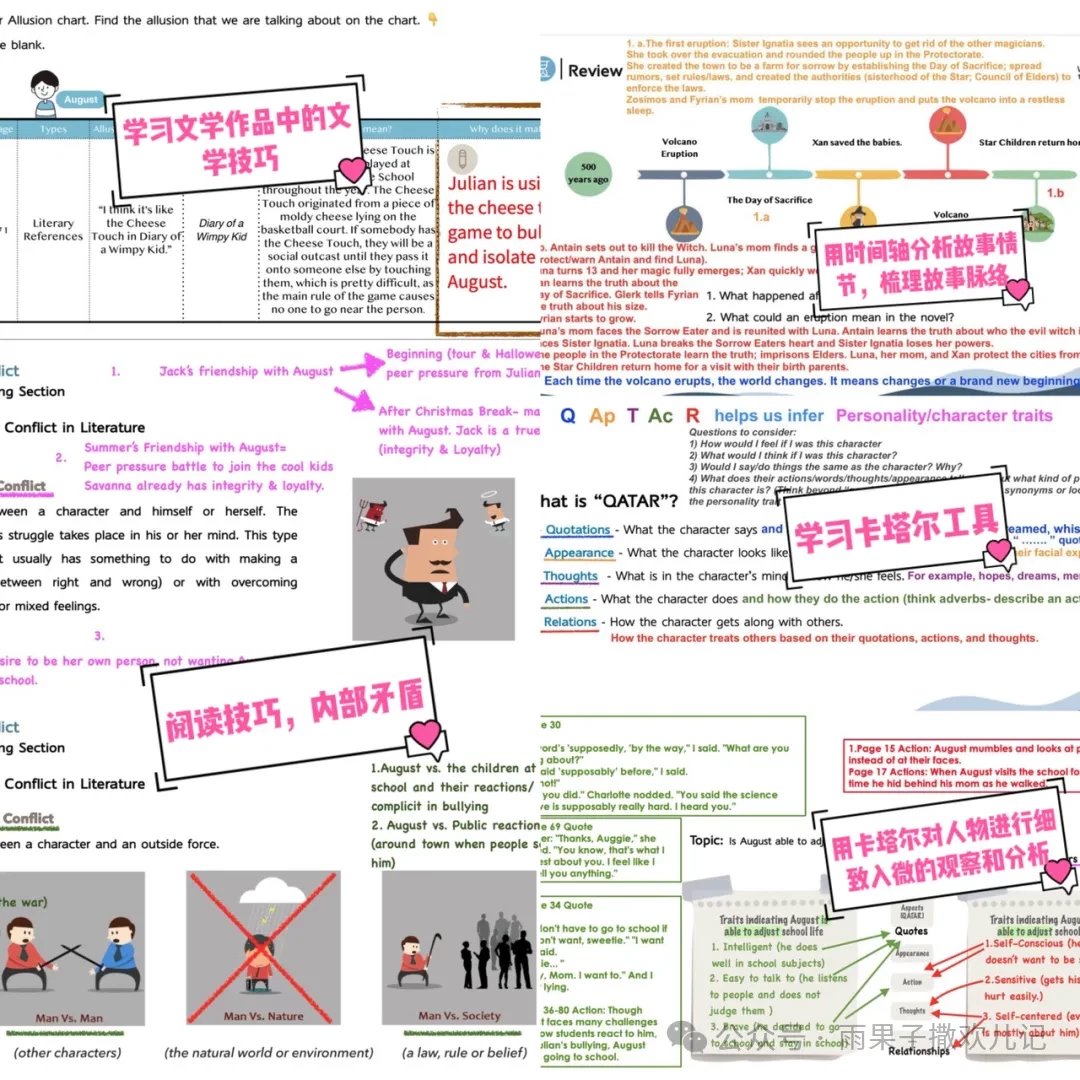 精读分析——文学概念与写作手法