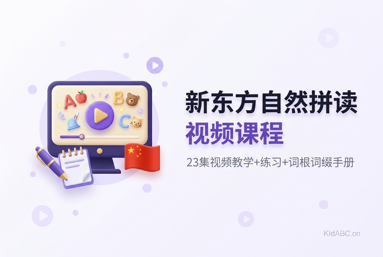 新东方自然拼读视频课程