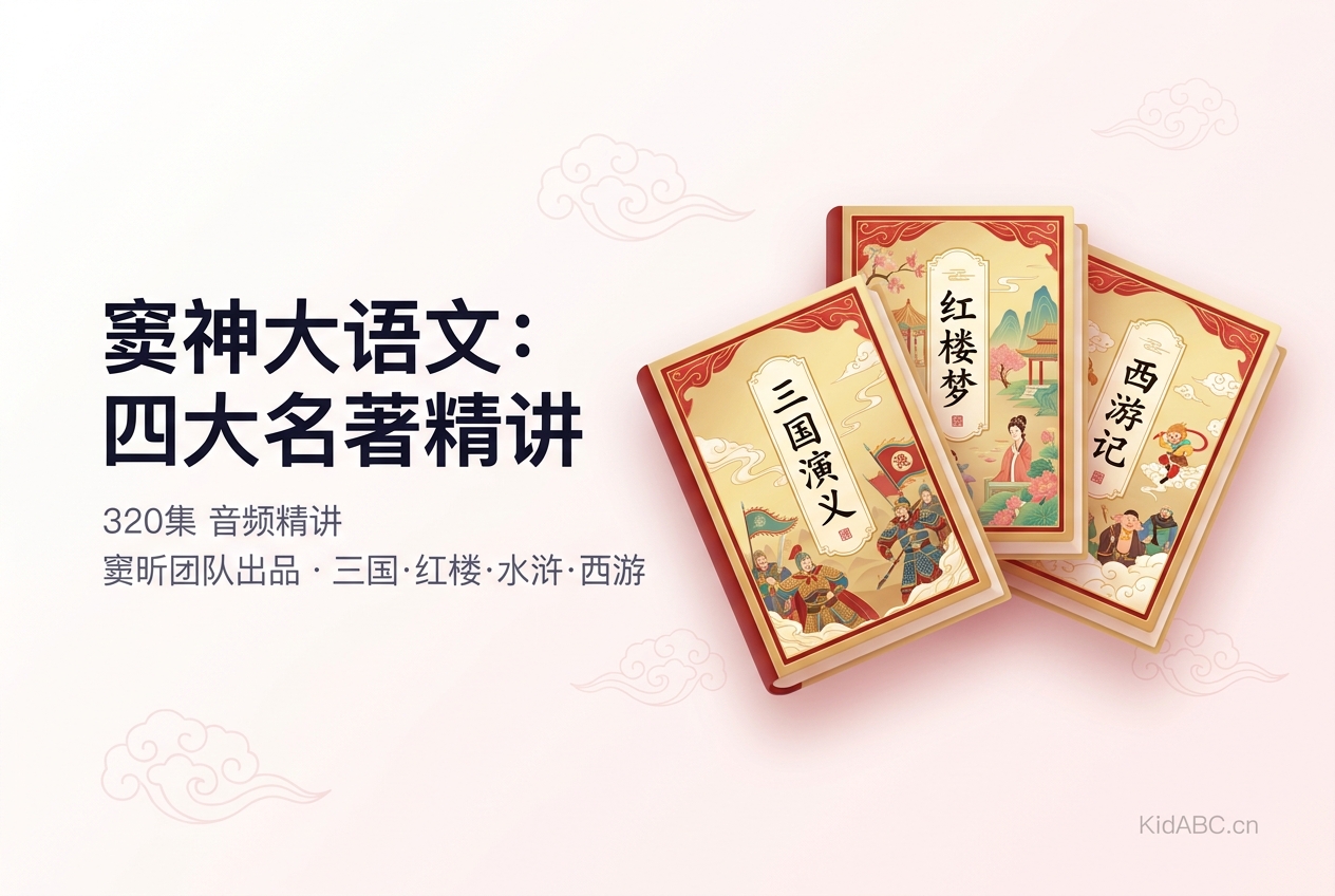 窦神大语文:四大名著精讲